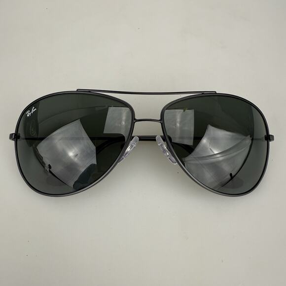 Ray-Ban Sunglasses RB 3293 006/71 Matte Black Polarized Aviator Pilot New + Case - Picture 12 of 15